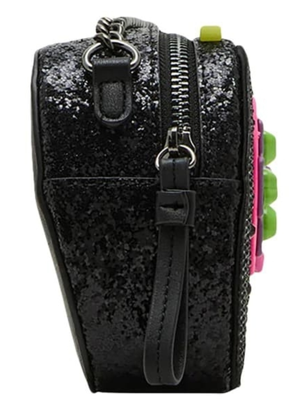 Betsey Johnson Kitsch Level Up Crossbody Bag In Black - Picture 3 of 5